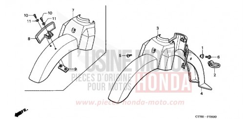 FRONT FENDER PK50MR de 1994